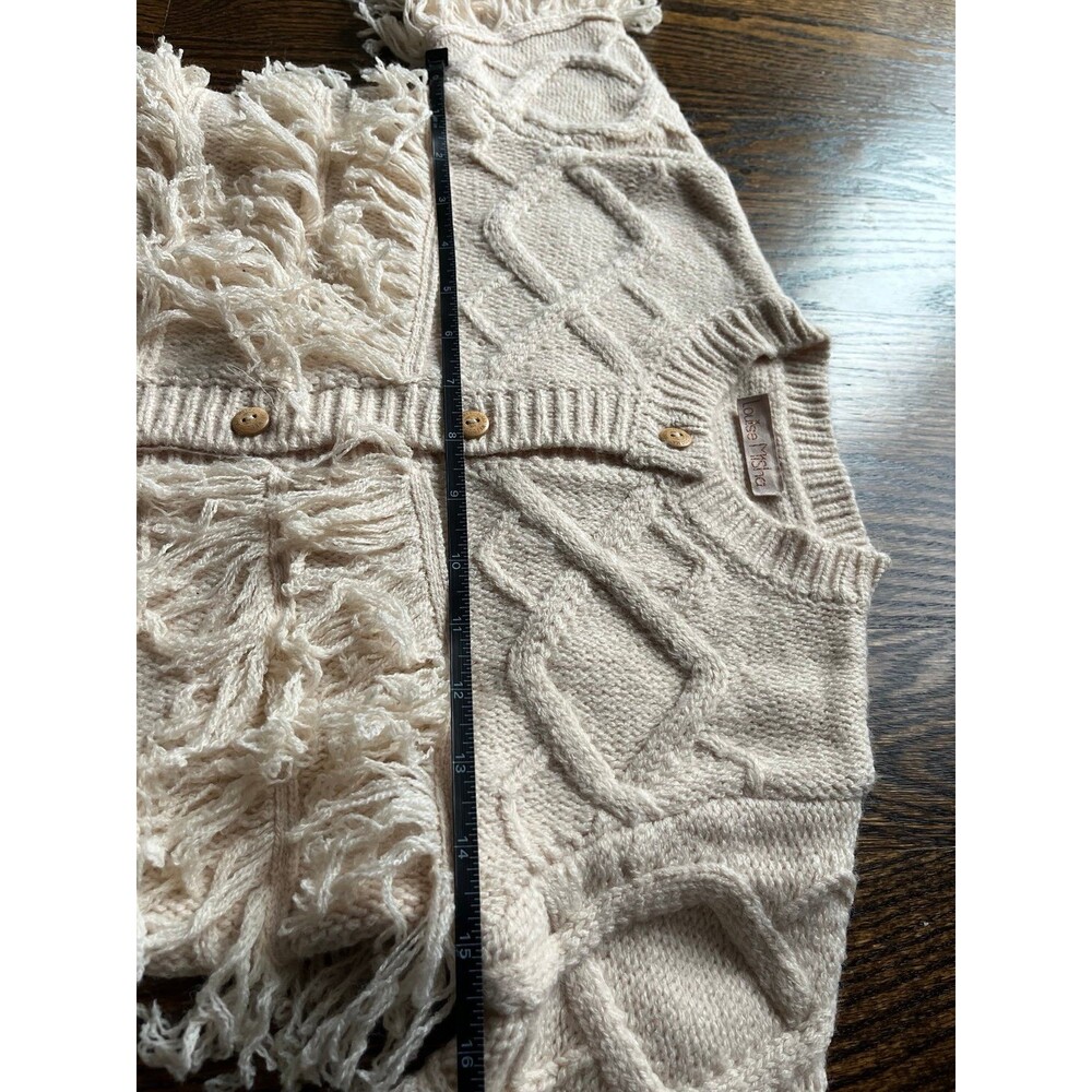 Louise Misha Fringe Cable Cardigan (3-4Y) - Picture 4 of 9